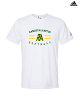 Rancho Alamitos HS Softball Curve 2 - Mens Adidas Performance Shirt