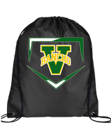 Rancho Alamitos HS Softball Plate - Drawstring Bag