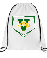 Rancho Alamitos HS Softball Plate - Drawstring Bag