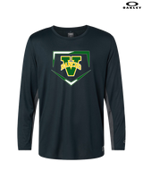 Rancho Alamitos HS Softball Plate - Mens Oakley Longsleeve