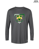 Rancho Alamitos HS Softball Plate - Mens Oakley Longsleeve