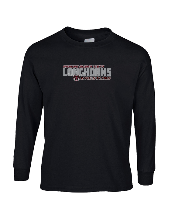 Rancho Buena Vista HS Wrestling Bold - Cotton Longsleeve