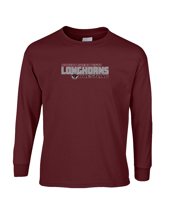 Rancho Buena Vista HS Wrestling Bold - Cotton Longsleeve