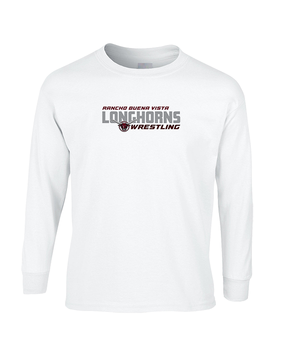 Rancho Buena Vista HS Wrestling Bold - Cotton Longsleeve