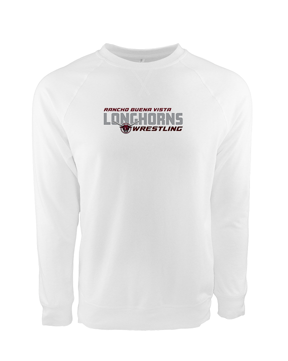 Rancho Buena Vista HS Wrestling Bold - Crewneck Sweatshirt