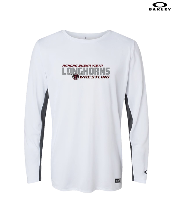 Rancho Buena Vista HS Wrestling Bold - Mens Oakley Longsleeve