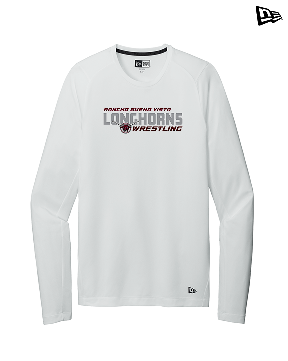 Rancho Buena Vista HS Wrestling Bold - New Era Performance Long Sleeve