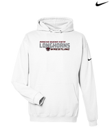 Rancho Buena Vista HS Wrestling Bold - Nike Club Fleece Hoodie
