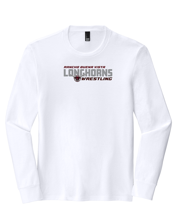 Rancho Buena Vista HS Wrestling Bold - Tri-Blend Long Sleeve