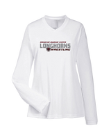 Rancho Buena Vista HS Wrestling Bold - Womens Performance Longsleeve