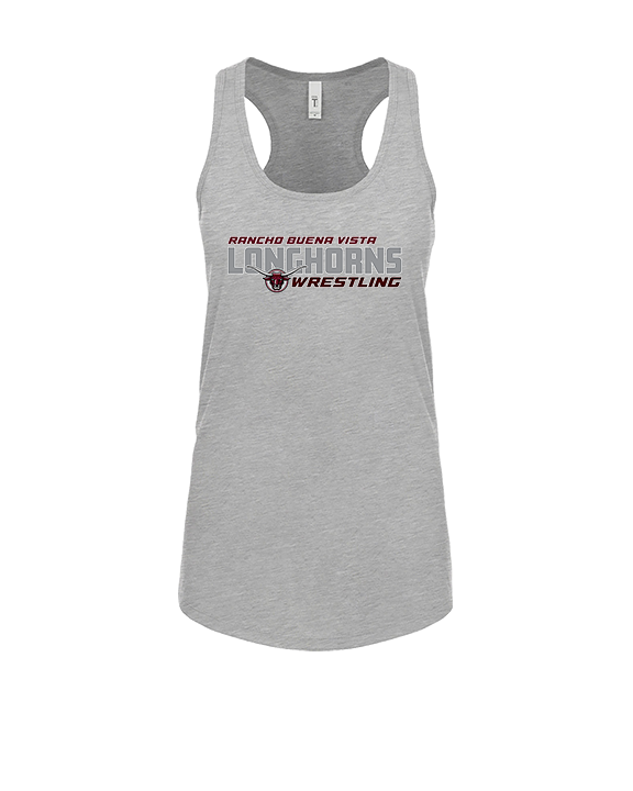 Rancho Buena Vista HS Wrestling Bold - Womens Tank Top