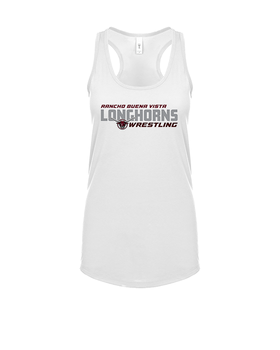 Rancho Buena Vista HS Wrestling Bold - Womens Tank Top