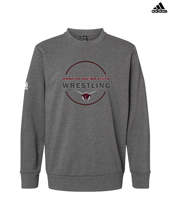 Rancho Buena Vista HS Wrestling Class Of - Mens Adidas Crewneck