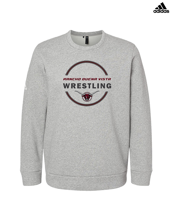 Rancho Buena Vista HS Wrestling Class Of - Mens Adidas Crewneck