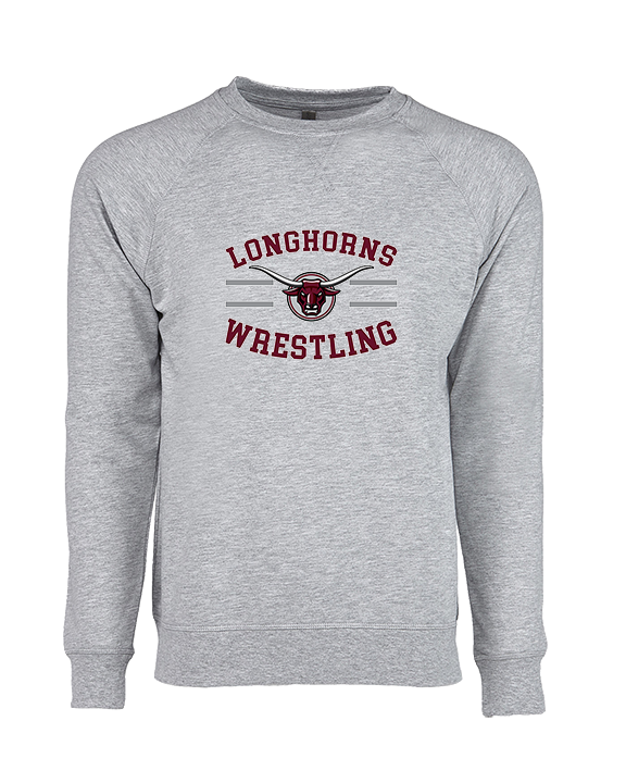 Rancho Buena Vista HS Wrestling Curve - Crewneck Sweatshirt