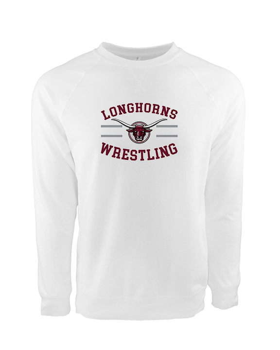 Rancho Buena Vista HS Wrestling Curve - Crewneck Sweatshirt