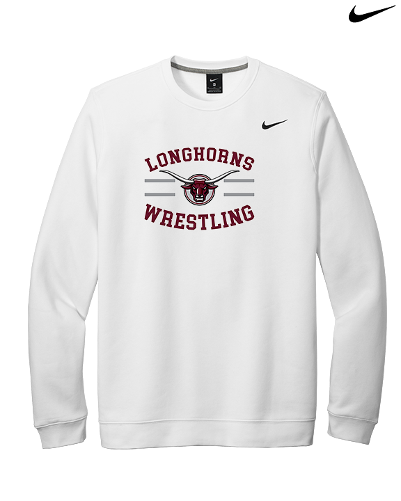 Rancho Buena Vista HS Wrestling Curve - Mens Nike Crewneck