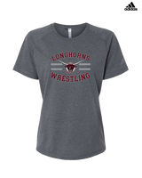 Rancho Buena Vista HS Wrestling Curve - Womens Adidas Performance Shirt