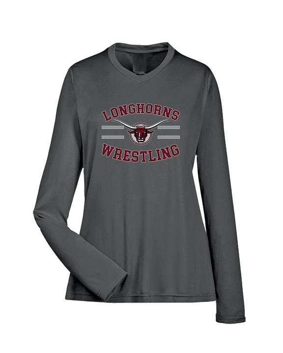 Rancho Buena Vista HS Wrestling Curve - Womens Performance Longsleeve