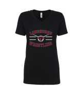 Rancho Buena Vista HS Wrestling Curve - Womens Vneck