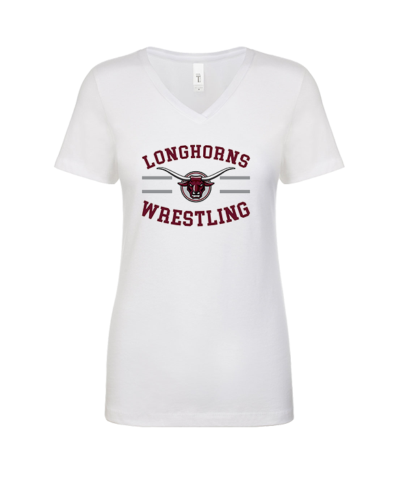 Rancho Buena Vista HS Wrestling Curve - Womens Vneck