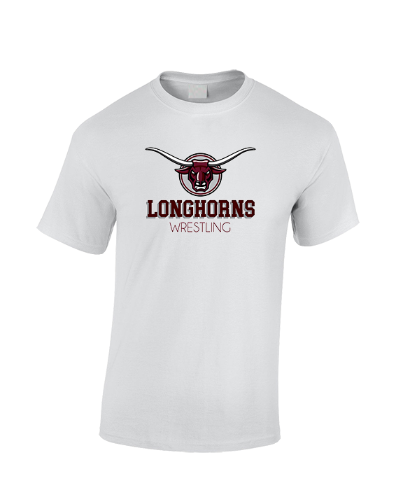 Rancho Buena Vista HS Wrestling Shadow - Cotton T-Shirt