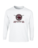 Rancho Buena Vista HS Wrestling Stacked - Cotton Longsleeve