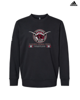 Rancho Buena Vista HS Wrestling Stacked - Mens Adidas Crewneck