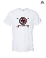 Rancho Buena Vista HS Wrestling Stacked - Mens Adidas Performance Shirt