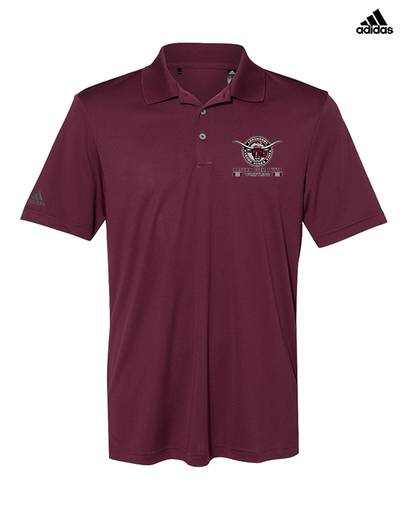 Rancho Buena Vista HS Wrestling Stacked - Mens Adidas Polo