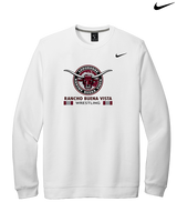 Rancho Buena Vista HS Wrestling Stacked - Mens Nike Crewneck