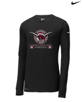 Rancho Buena Vista HS Wrestling Stacked - Mens Nike Longsleeve