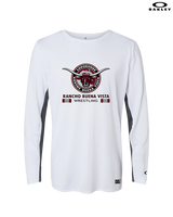 Rancho Buena Vista HS Wrestling Stacked - Mens Oakley Longsleeve