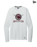 Rancho Buena Vista HS Wrestling Stacked - New Era Performance Long Sleeve
