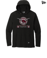 Rancho Buena Vista HS Wrestling Stacked - New Era Tri-Blend Hoodie
