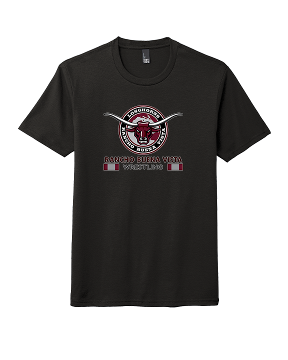 Rancho Buena Vista HS Wrestling Stacked - Tri-Blend Shirt