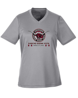 Rancho Buena Vista HS Wrestling Stacked - Womens Performance Shirt
