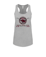 Rancho Buena Vista HS Wrestling Stacked - Womens Tank Top