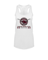 Rancho Buena Vista HS Wrestling Stacked - Womens Tank Top