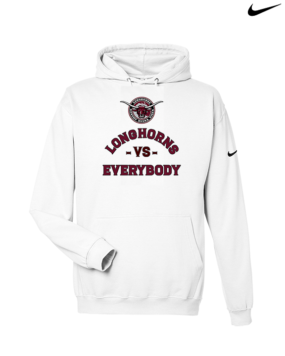 Rancho Buena Vista HS Wrestling Vs Everybody - Nike Club Fleece Hoodie