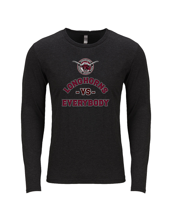 Rancho Buena Vista HS Wrestling Vs Everybody - Tri-Blend Long Sleeve
