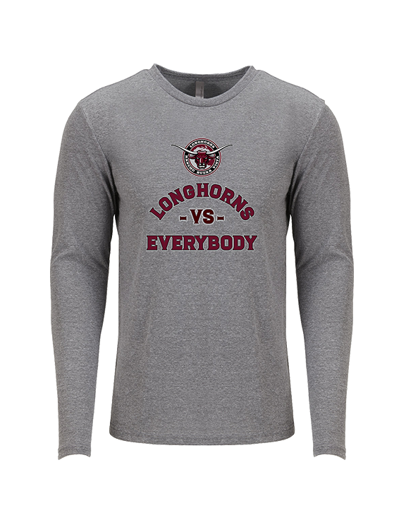 Rancho Buena Vista HS Wrestling Vs Everybody - Tri-Blend Long Sleeve