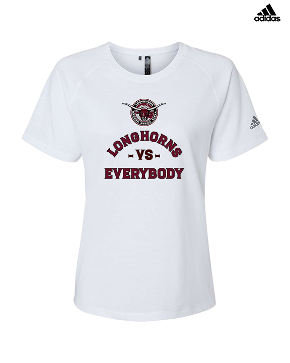 Rancho Buena Vista HS Wrestling Vs Everybody - Womens Adidas Performance Shirt