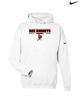 Reading HS Football Border v2 - Nike Club Fleece Hoodie