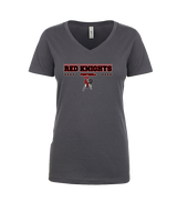 Reading HS Football Border v2 - Womens Vneck