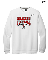 Reading HS Football School Football v2 - Mens Nike Crewneck