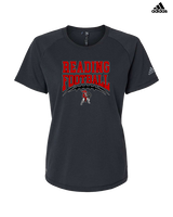 Reading HS Football School Football v2 - Womens Adidas Performance Shirt