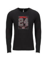 Reading HS Football Last Rider v2 - Tri-Blend Long Sleeve