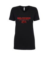 Reading HS Football Mom v2 - Womens Vneck