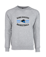 Reno Rogues Basketball Curve - Crewneck Sweatshirt